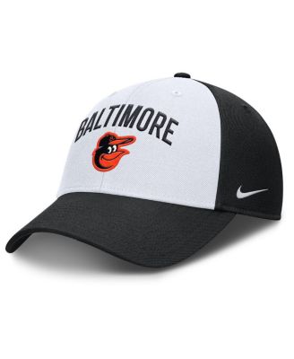 Nike - Men's White/Black Baltimore Orioles Club Performance Adjustable Hat