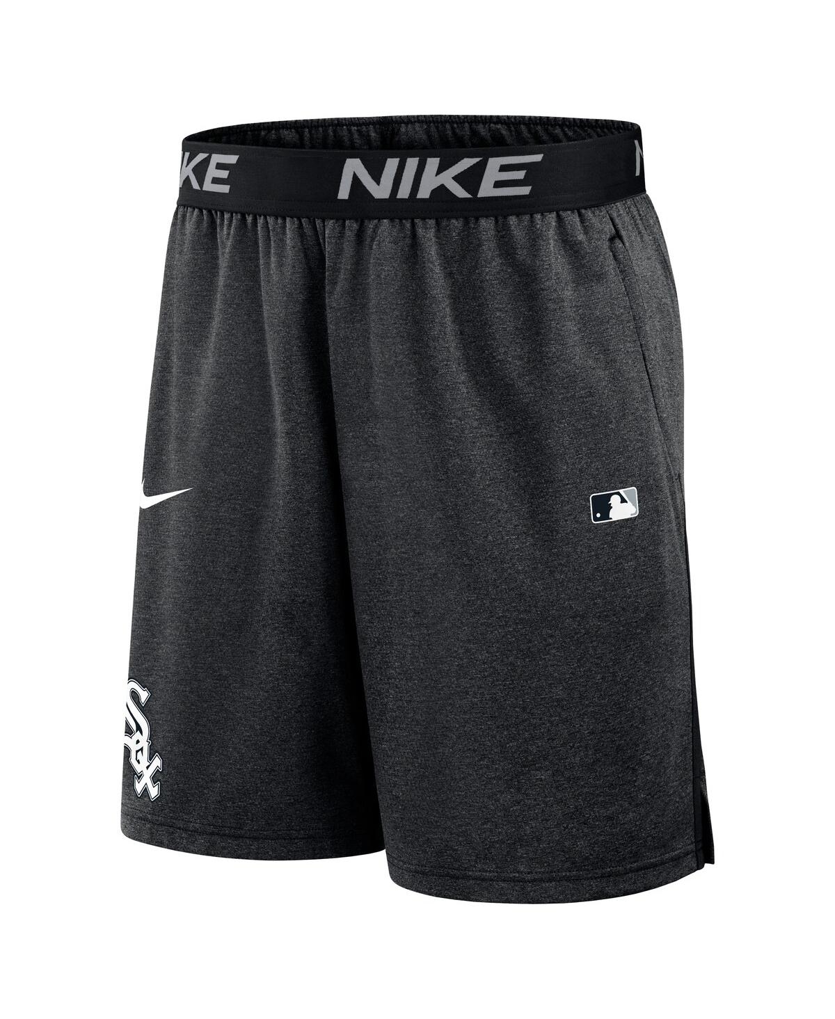 Nike Men's Black Chicago White Sox Authentic Collection Performance Knit Shorts In Black