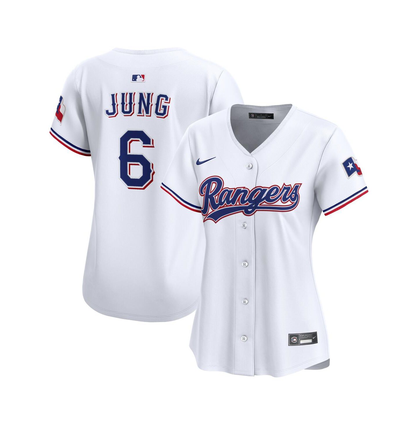 Женский топ Nike Josh Jung White Texas Rangers Home Limited Player Jersey — фото 1