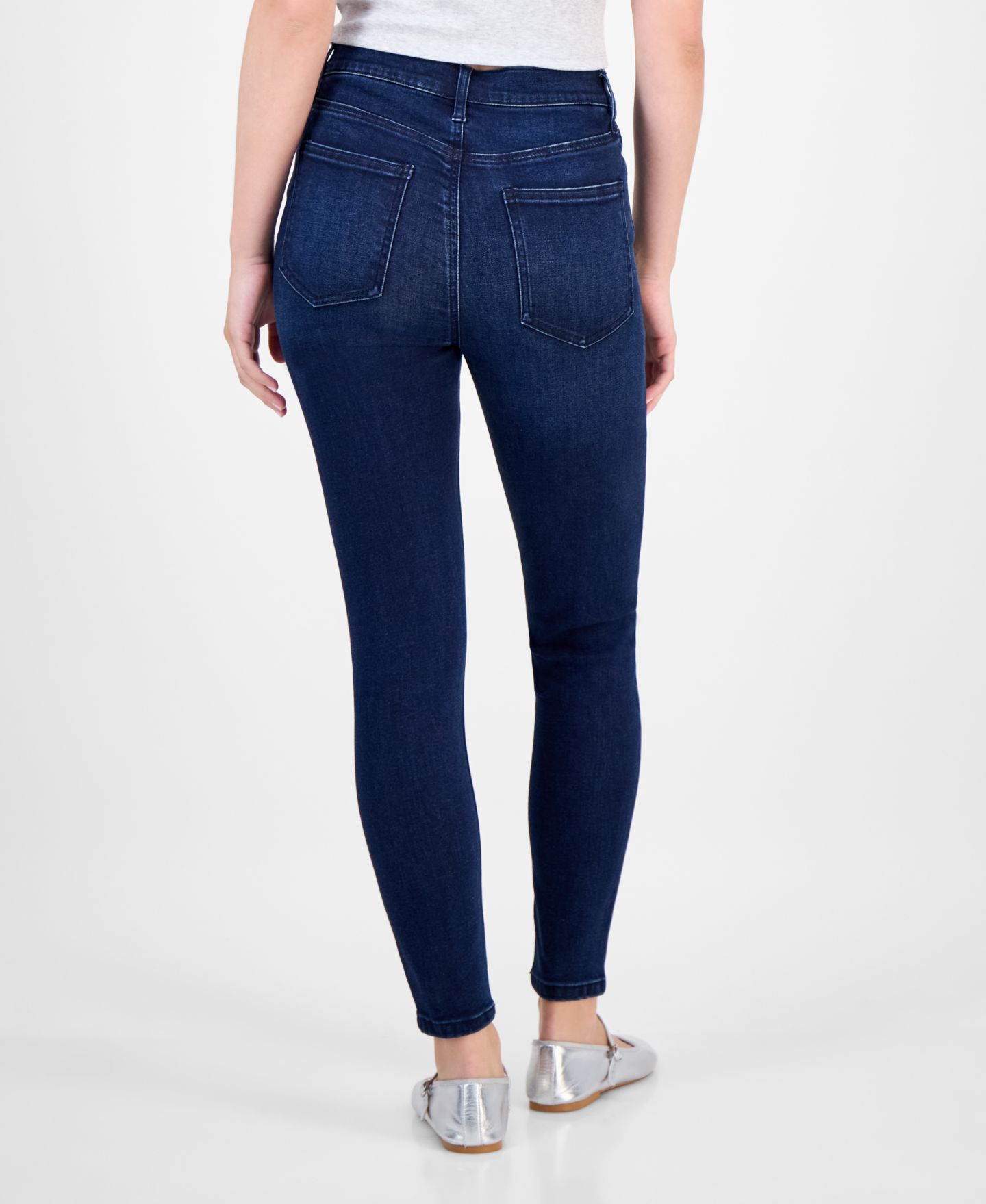 Женские джинсы Celebrity Pink Juniors' High-Rise Ankle Skinny, цвет: Muse — фото 12