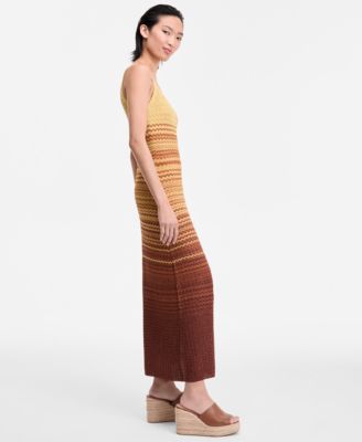 Women's Ombré Sleeveless Sweater Dress, Exclusively at Macy's