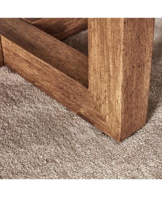 Streamdale Modern Gray Textured MDF Coffee Table, 31.4" Round