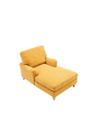 Streamdale Modern Mid-Century Indoor Oversized Chaise Lounger Comfort Sleeper Sofa with Soild Wood Legs