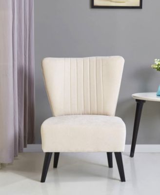 25.2" Polyester Cleo Accent Chair