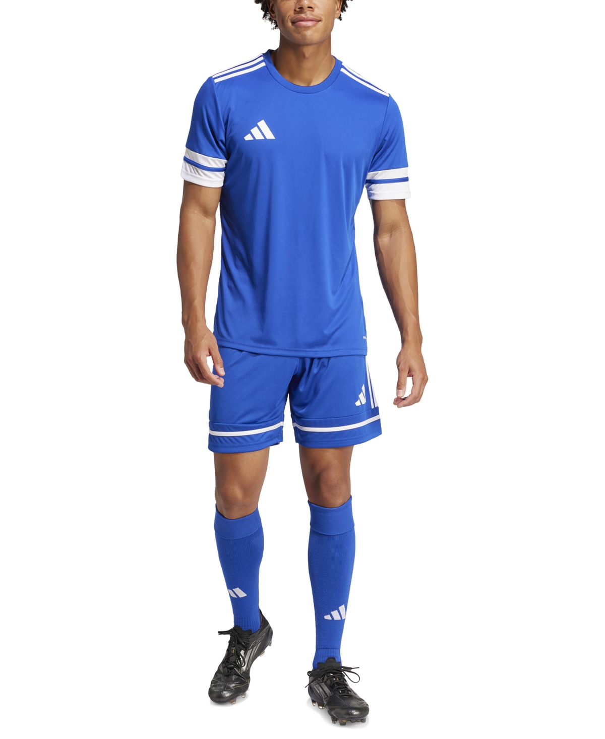 Adidas Originals Men's Regular-fit Squad 25 Logo Shorts
