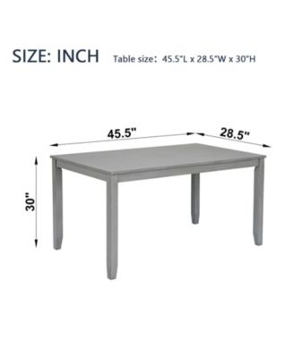 Elegant & Durable Solid Wood Dining Table Only