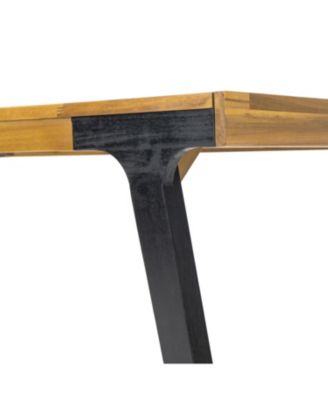 Streamdale Modern Acacia Dining Table, Seats 5