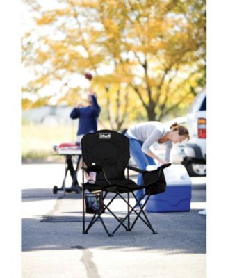 Camping Chair with Built-In 4-Can Cooler