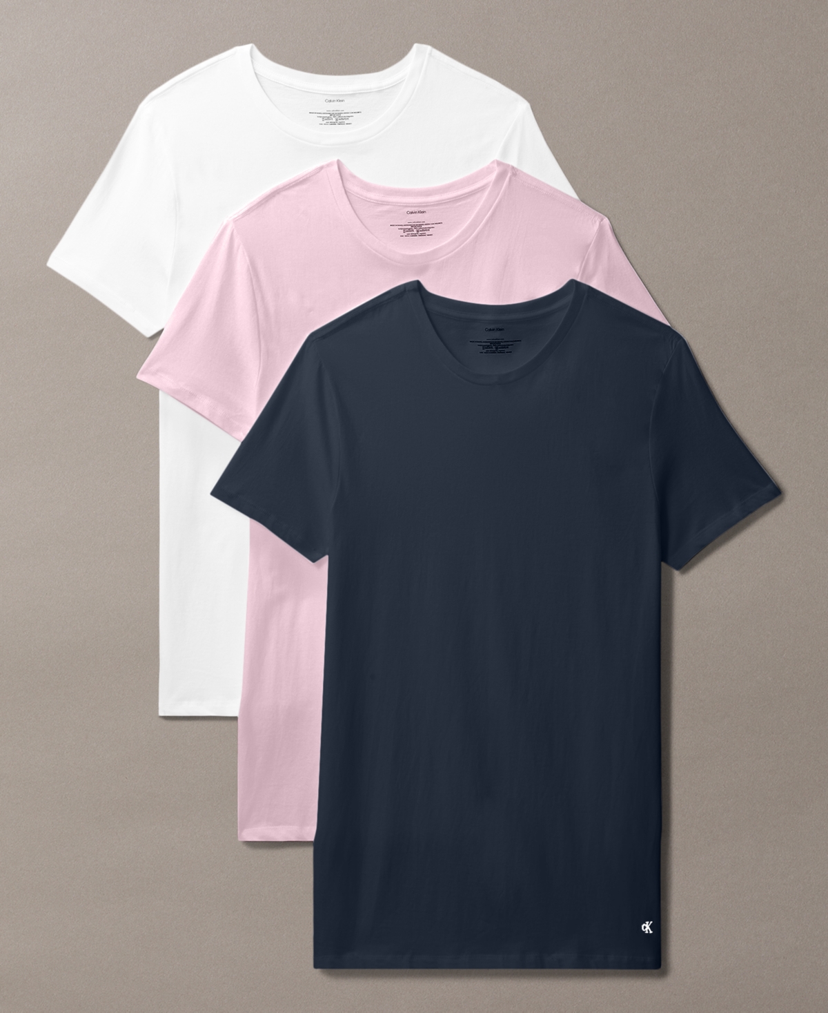 Shop Calvin Klein Men's 3-pack Cotton Classics Crewneck T-shirts