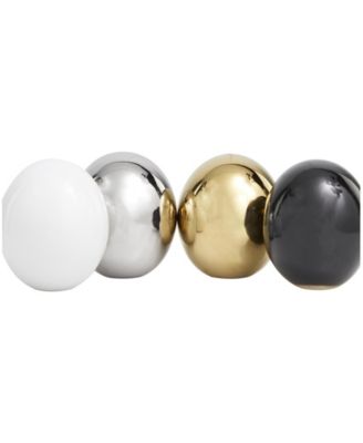 4" Ceramic Orbs Vase Filler, Set of 4
