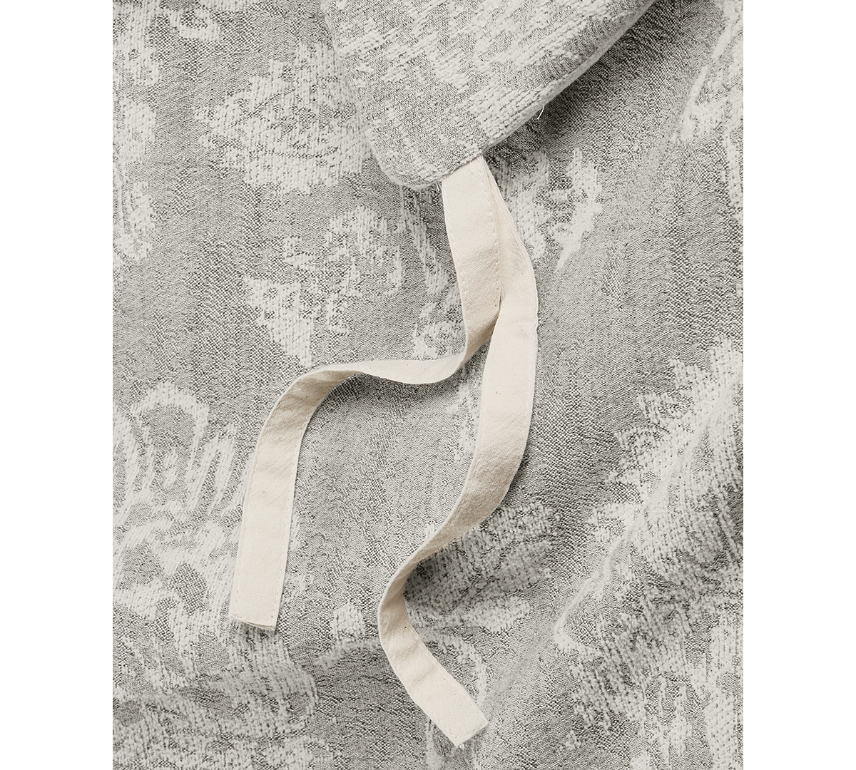 Charter Club Jacobean Chenille 3-pc. Duvet Set, Full/queen, Exclusively At Macy's In Gray