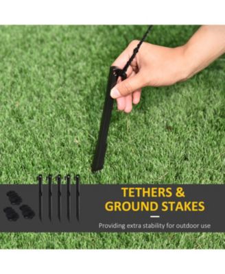 5-Tier Display Cabinet, Glass Display Case with 2 Doors and Adjustable Shelves, Wall-Mounted, Black, White