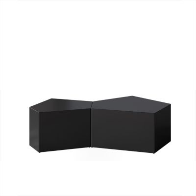Pentagon Nesting Coffee Table Set (Set of 2)