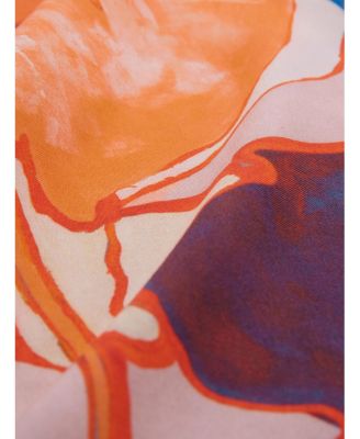 Women's Tie Front V-Neck Long Sleeve Midi Dress