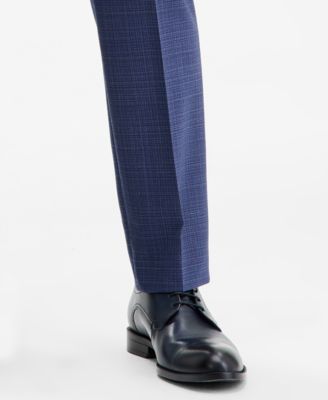 Men's Modern-Fit Plaid Suit Pants