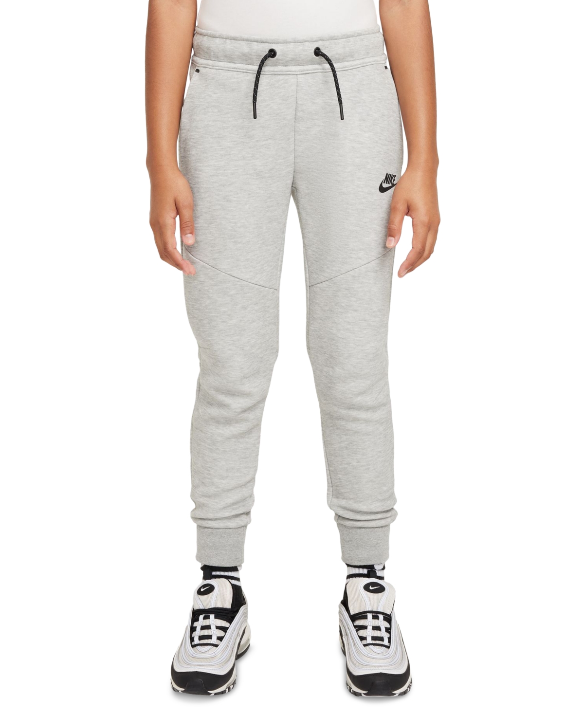 Nike Big Kids Sportswear Tech Fleece Jogger Pants In Gray