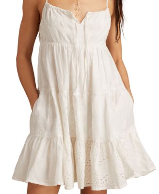 Women's Cotton Patchwork Mix Mini Dress