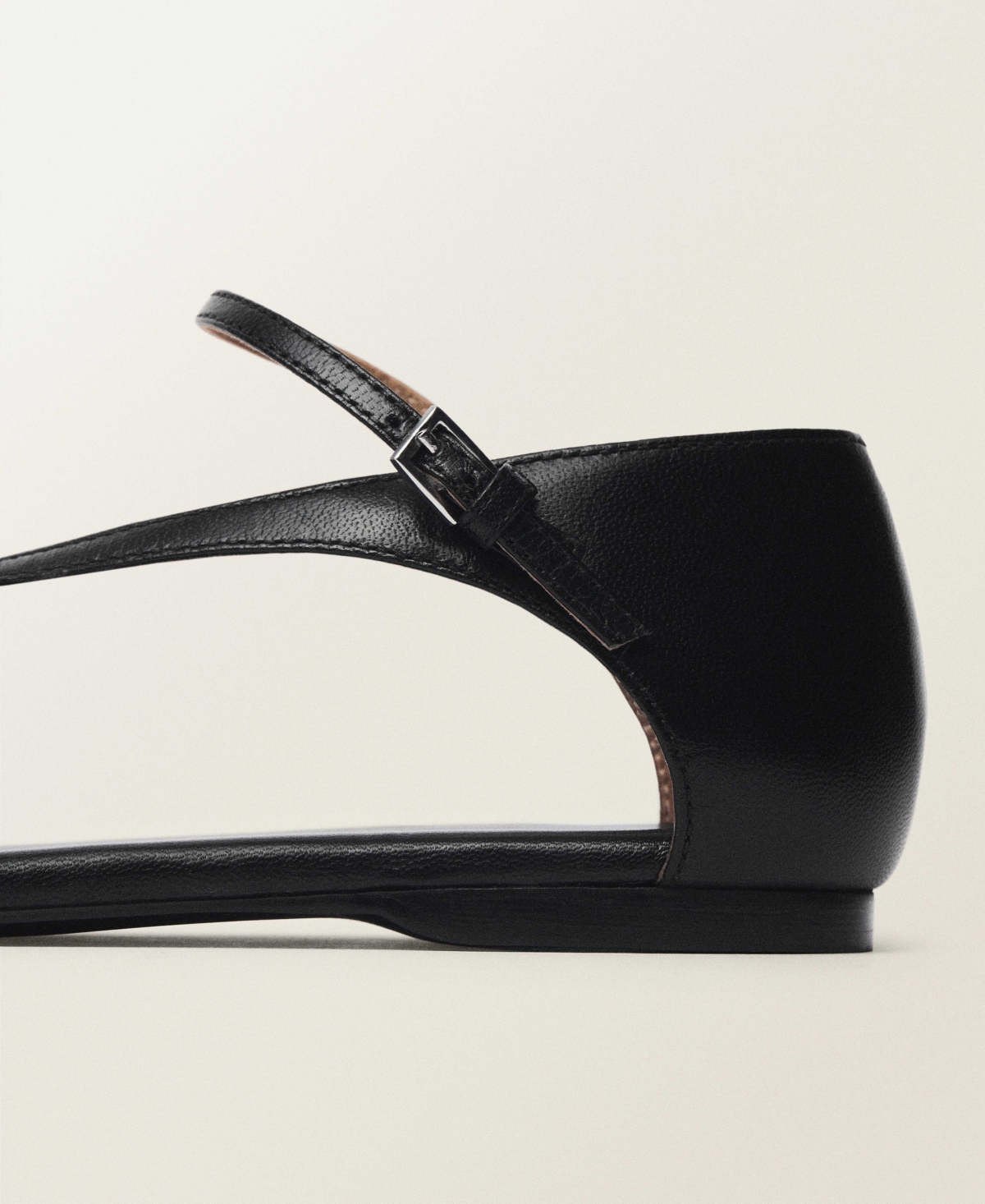 Shop Mango Women's Leather Straps Sandals