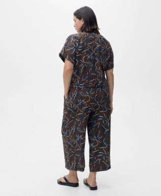 Women's Printed Culotte Pants