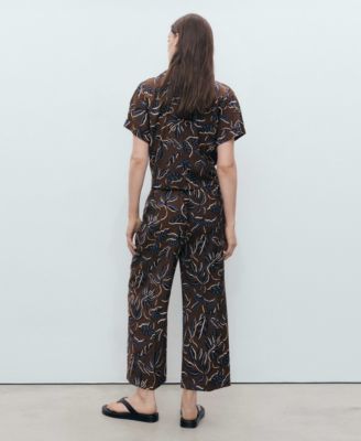 Women's Printed Culotte Pants