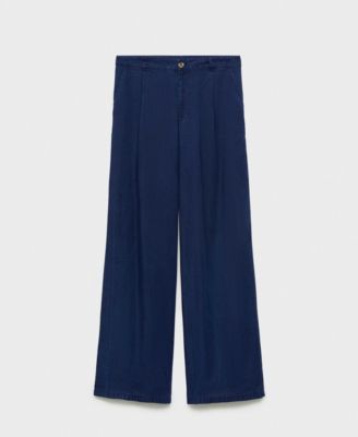 Women's Denim-Effect Lyocell Pants