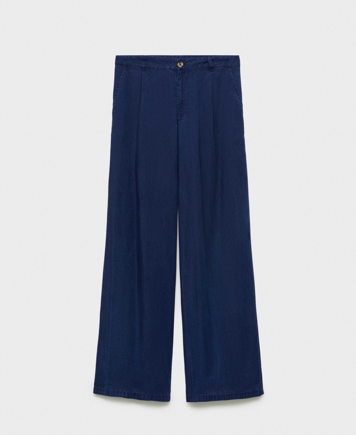 Mango Women's Denim-effect Lyocell Pants