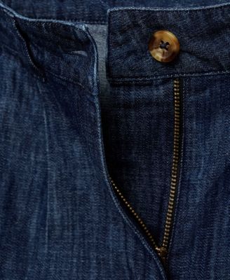 Women's Rinse-Wash Denim Bermuda Shorts