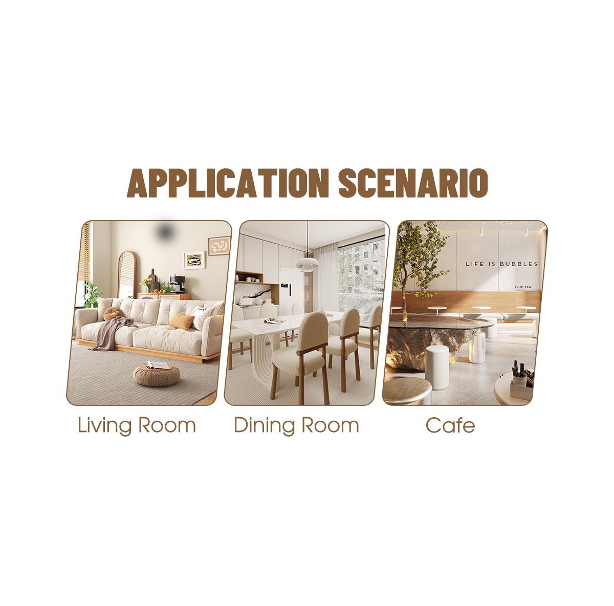 Streamdale Pandora Stone Dining Table Set with Benches Modern Luxury for Your Home