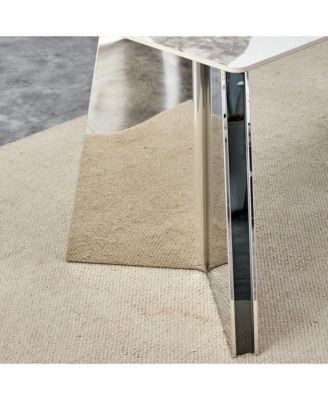 Streamdale Pandora Patterned Dining Table with Butterfly Legs (63"x31.5x30")