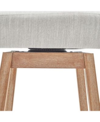 Swivelling Counter Stools Set of 2, Counter Height with Backrest