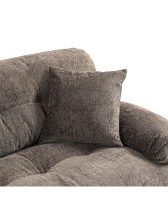 Streamdale L-Shaped Sectional Sofa Sleeper Couch - Gray