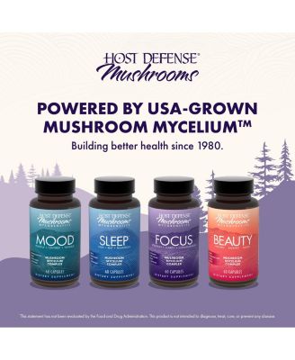 MycoBenefits Focus Capsules - 60 Capsules (30 Servings)