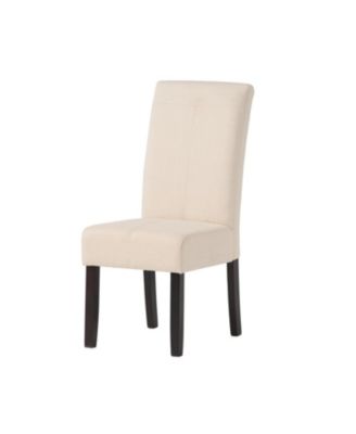 Streamdale T-Stitch Upholstered Dining Chairs - Set of 2