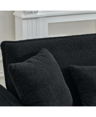 Streamdale 97" Teddy Velvet Sofa for Living & Office Spaces