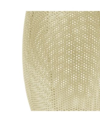 Round Metal Hollow Side Table