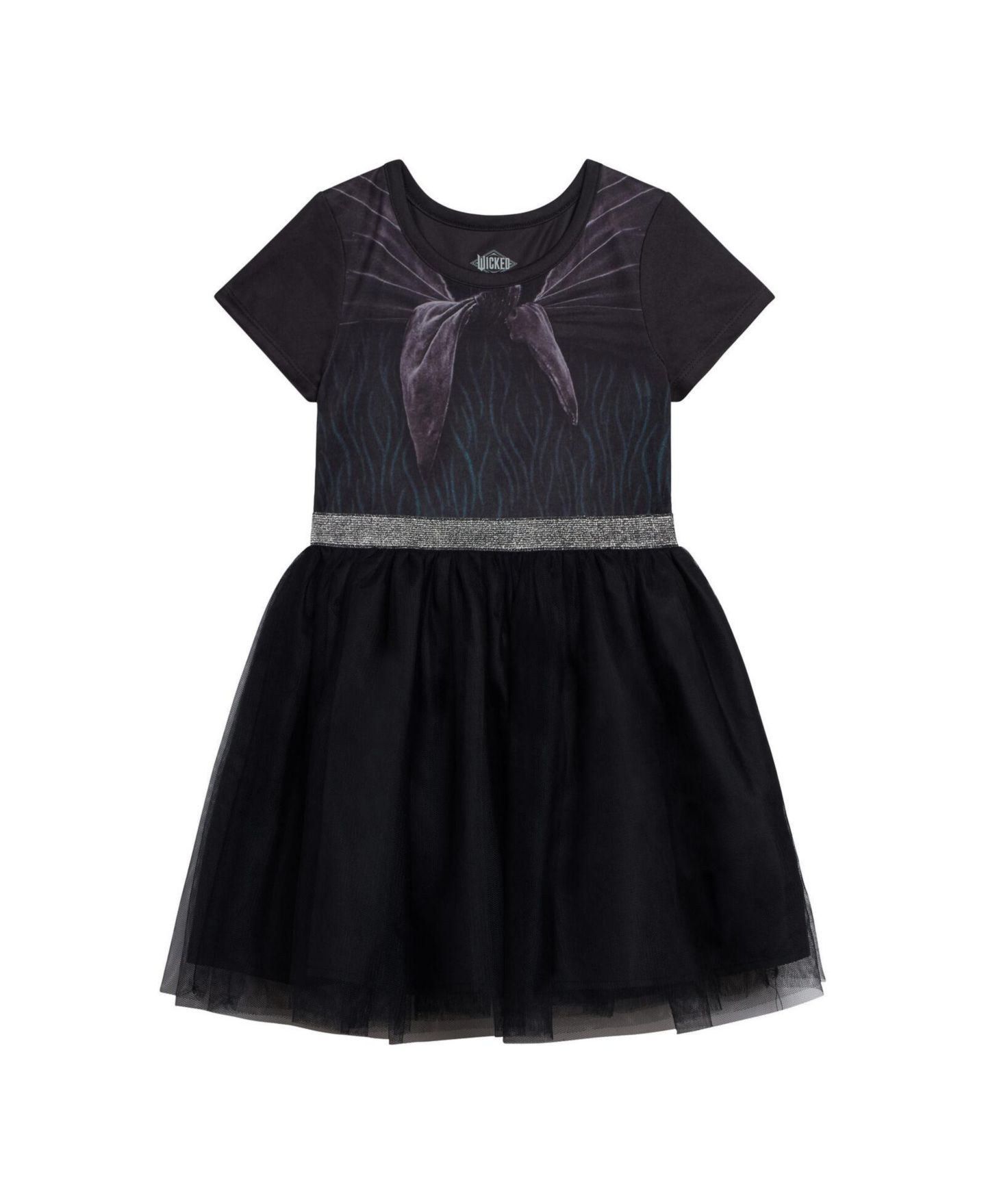 Платье Wicked Universal Studios Cosplay Tulle Dress to (2T - 14-16 для девочек-малышей, цвет: Зелёный / Чёрный — фото 1