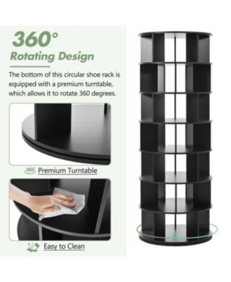 Streamdale Rotating Shoe Tower, 7-Tier Spin Rack