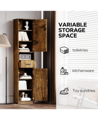 69" Bathroom Storage Cabinet with Barn Doors