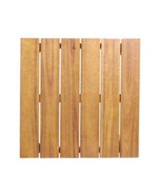 Streamdale Rustic Acacia Wood Outdoor Side Table