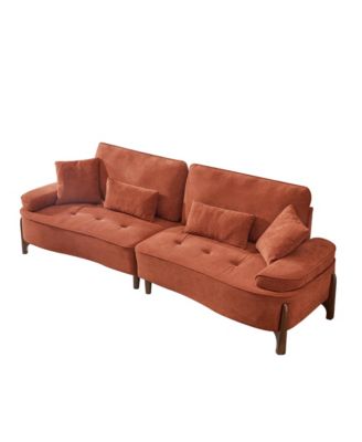 Streamdale Cozy Deep-Seated Sofa with Pillow (103")