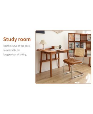  Modern Breuer Dining Chairs (Brown, Set of 2)