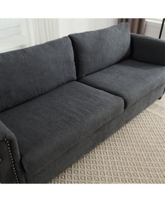 80.7" 2-in-1 Sofa Bed Sleeper with Large Mattress(63"70.93.3 inch), for Living Room Spaces Bedroom