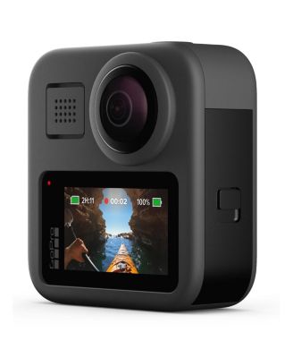 MAX Waterproof 360 + Traditional Camera with Touch Screen Spherical 5.6K30 HD Video 16.6MP 360 Photos 1080p Live Streaming Stabilization