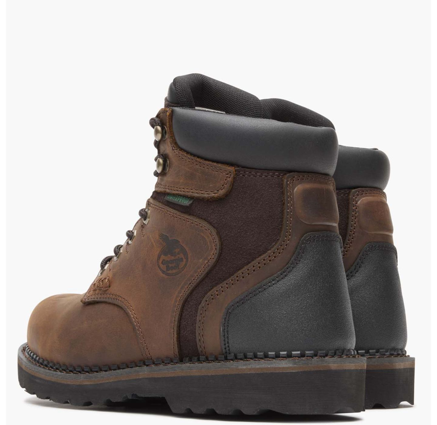 Мужские ботинки GEORGIA BOOT Brookville Waterproof 6" Work Boot, цвет: Тёмный коричневый — фото 9