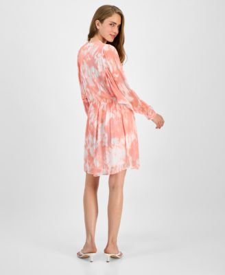 Women's Printed Blouson Dress