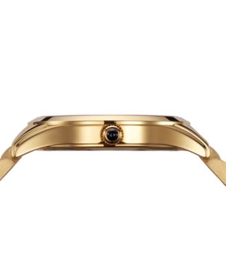 Women's Swiss Classic R Diamond Accent Gold PVD Stainless Steel Bracelet Watch 34mm