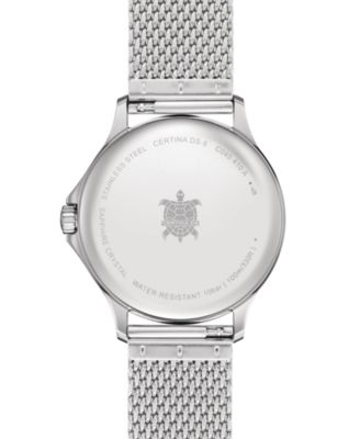 Men's Swiss DS-8 Stainless Steel Mesh Bracelet Watch 40mm