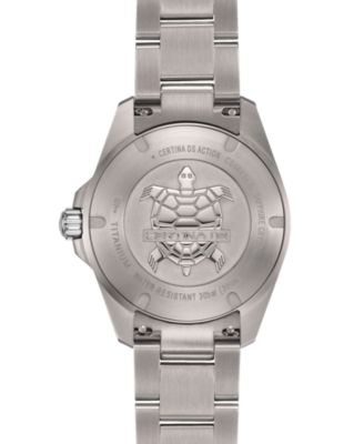 Men's Swiss DS Action Silver-Tone Titanium Bracelet Watch 40mm