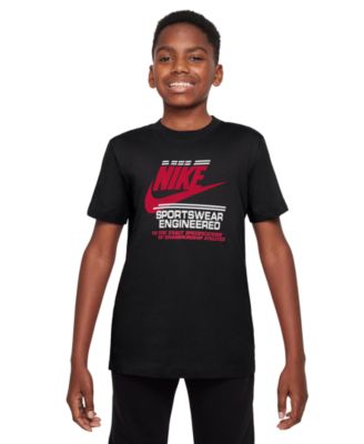 Nike - Big Kids Cotton Engineered Graphic T-Shirt