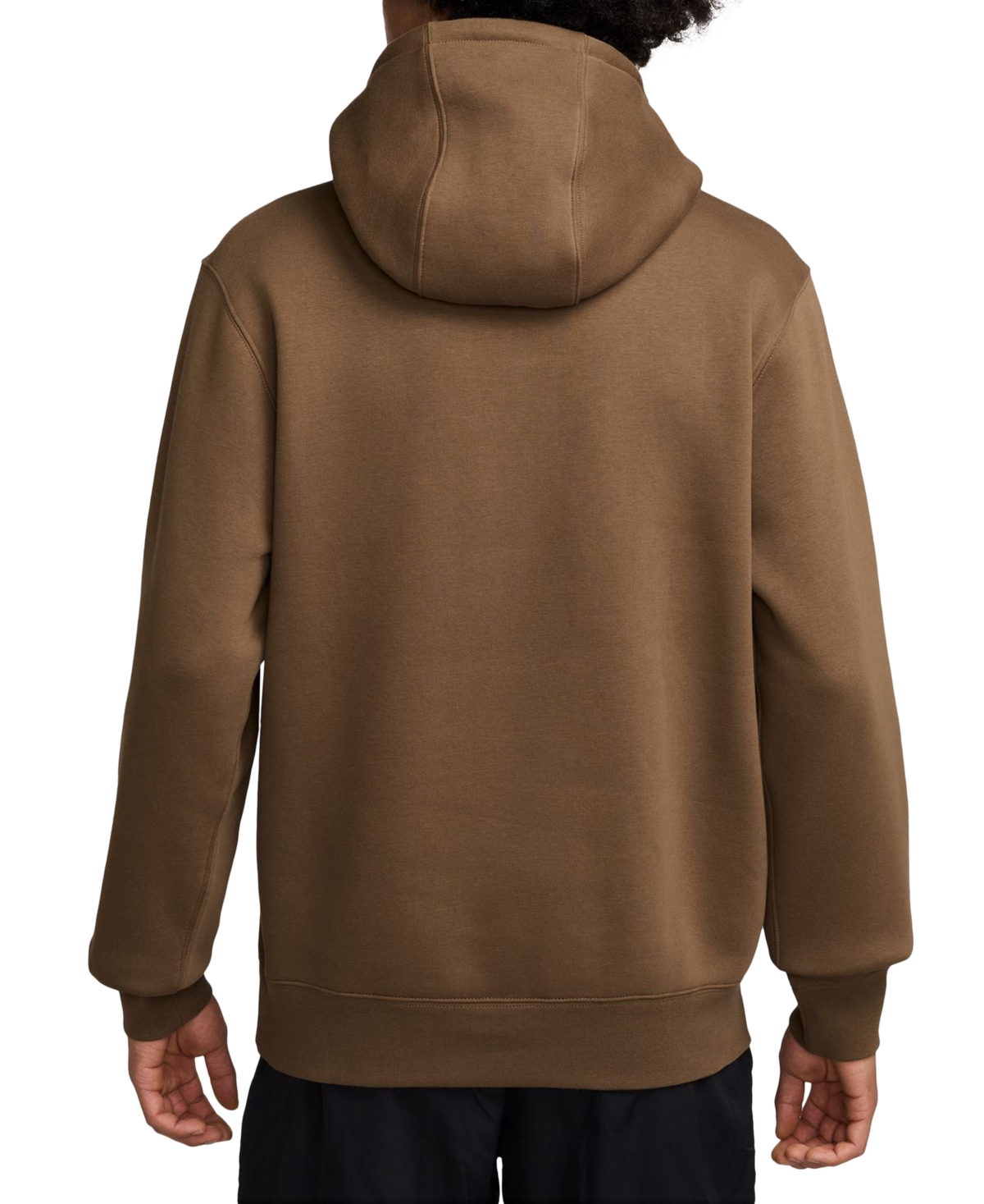 Nike Club Fleece Pullover Hoodie In Brown